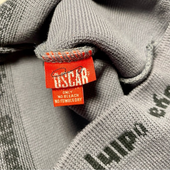 Vintage Oscar De La Hoya Beanie Hat Knit Stocking Grey Black Golden Boy Boxing - Picture 5 of 7